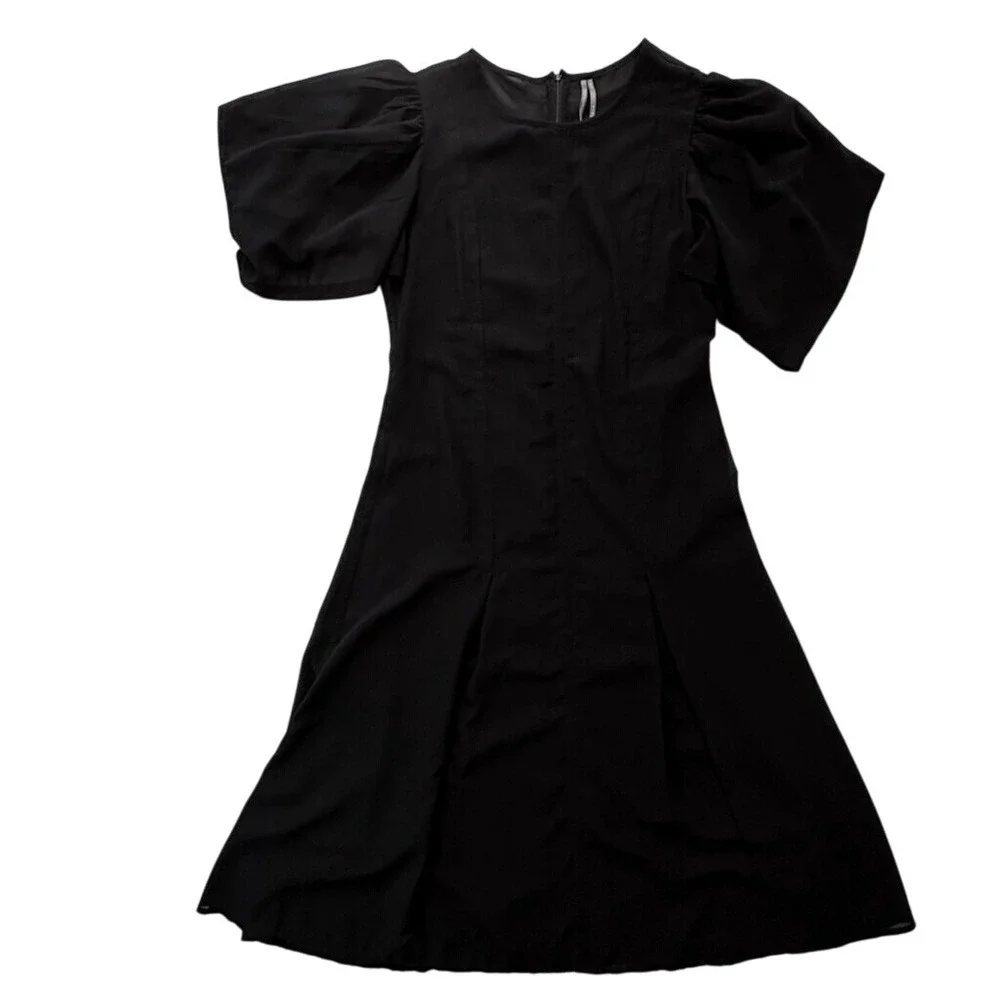 anthropologie black dress short Anthropologie HD in Paris Black Dress